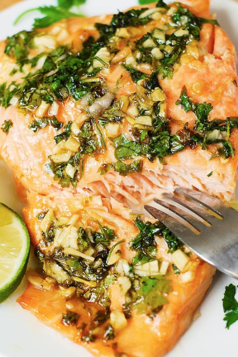 Ginger and Cilantro Baked Fish - 4 Better Health4 Better Health
